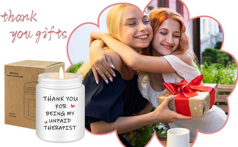 Best Friend Birthday Gifts for Women, Funny Friendship Sister Boss Coworkers Bestie mom Gag Gift for Her, Lavender Scented Candles