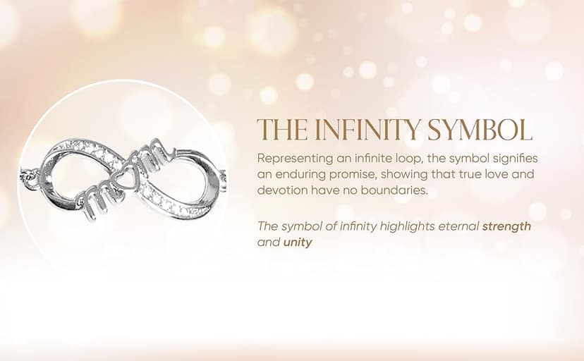 Infinity Love Heart Happy Birthday Mom Bracelet, Mom Birthday Gifts From Daughter, Son, Things To Get Your Mom For Her Birthday, Unique Jewelry For Women, Regalos Para Mamá Cumpleaños