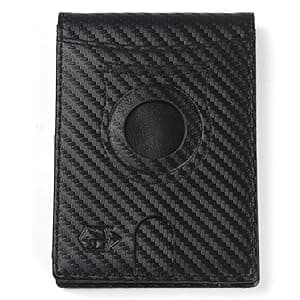 Zitahli Men's Wallets Airtag Holder Slim Rfid Leather with Gift Box