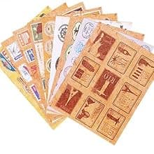 Our Adventure Book Travel Diary Photo Book,Scrapbook, Photo Album,Retro Style Travel Souvenir, Vintage Guestbook DIY Anniversary Wedding Travel Writing Baby Friend Gift, Heartfelt Present(Ball)