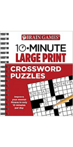 Brain Games - Word Searches - Large Print (Red) (Brain Games Large Print)