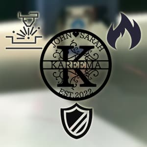 Custom Metal Sign - Personalized Name Sign - Family Sign - Outdoor Metal Wall Art Home Decor - Personalized Gift for Couple - Anniversary Wedding Gift