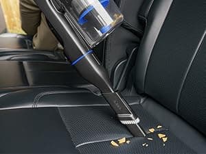 Bissell PowerClean FurFinder 200W Self-Standing Cordless Vacuum w/Tangle Free Brush Roll, Strong Suction, Removeable Battery, Wall Mount, Upholstery Tool & Bright Headlights