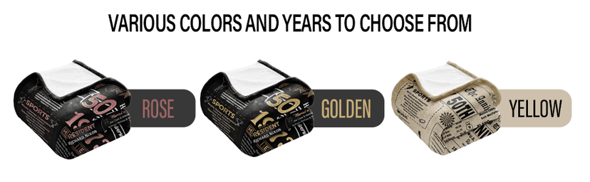 50th Anniversary Wedding Blanket Gifts Gift for 50th Wedding Anniversary Golden 50 Years of Marriage Gifts for Couple Wife Husband Dad Mom Parents Back in 1975 Blanket 60Lx50W