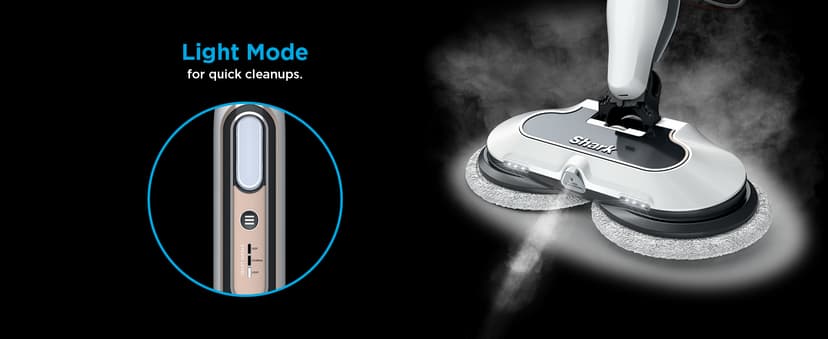 Shark Steam & Scrub with Steam Blaster Technology All-in-One Hard Floor Steam Mop with 3 Steam Modes & LED Headlights S8201, Rotator White