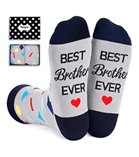 HAPPYPOP Novelty Family Gifts - Gifts For Son Uncle Brother Grandson Nephew, Funny Men Socks