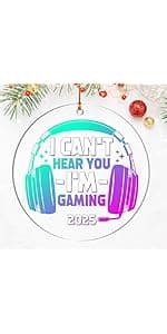 Fly Fishing Ornaments for Christmas Tree - Fishing Christmas Ornament for Men, Dad, or Husband, Fisherman Christmas Ornament Gift, Gifts for Fisherman, Men, Dad, Husband, Hanging Decoration for Tree