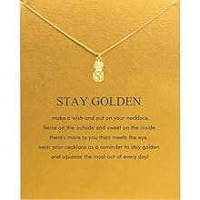 Baydurcan Friendship Anchor Compass Necklace Good Luck Elephant Pendant Chain Necklace with Message Card Gift Card