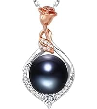 Iefil Christmas Gifts for Wife Women - 925 Sterling Silver Double Birthstone Necklace, Anniversary Birthday Gifts for Women, Jewelry Gift for Wife Girlfriend Mom Her