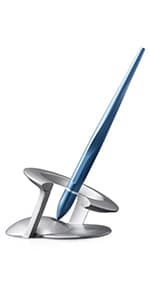 novium Hoverpen Interstellar, Mars Magma, Ballpoint Pen, Unisex, 23.5 Degree Angle, Schmidt Ballpoint Cartridges, Smooth Writing, No Spills, No Spotting, No Explosions