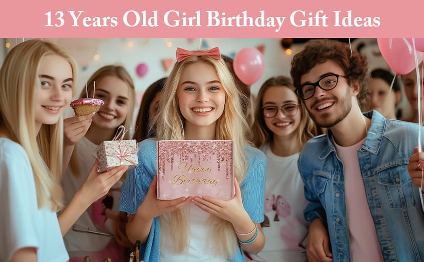 13th Birthday Gifts for Girls,13 Birthday Girl Gift,13 Years Old Girl Gift Ideas,8 Pcs Unique 13th Gifts for Daughter, Niece, Granddaughter, Official Teenager