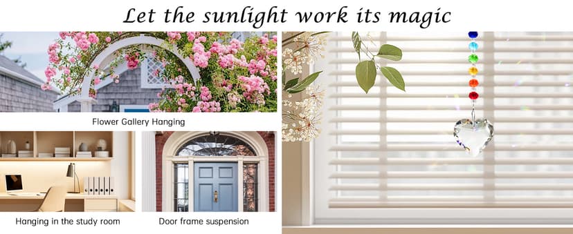 Birthday Gifts for Women Friendship, New Beginning Gifts for Her Friends Coworkers Her Wife Mom Daughter Sister Aunt Heart Crystals Suncacther