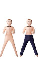 Liliful 59 Inch Blow up Doll Inflatable Life Size Funny Gag Gift for Bachelors Halloween Party Accessories Props Decoration(Cassie)