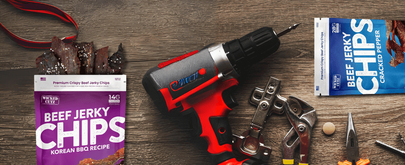 Wicked Cutz Beef Jerky Variety Pack, 5 Flavors & Up to 36g Protein Per Bag, Tender & Easy to Chew Alternative to Beef Sticks, USA Made High Protein Carnivore Snacks (5 Bags, 1 of Each Flavor)