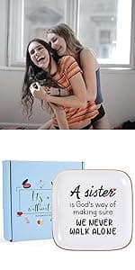 Birthday Gifts for Women Best Friend - to My Bestie Jewelry Dish Trinket Tray, Unique Friendship Gifts for Women Female Friend Christmas Valentines Mother's Day