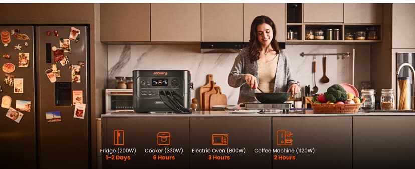 Jackery HomePower 3000 Portable Power Station with 2x 200W Solar Panels, 3600W (Surge 7200W) Output, 3072Wh LFP Battery Solar Generator, Essential Backup for Home Use, Power Outage, RV, Emergencies