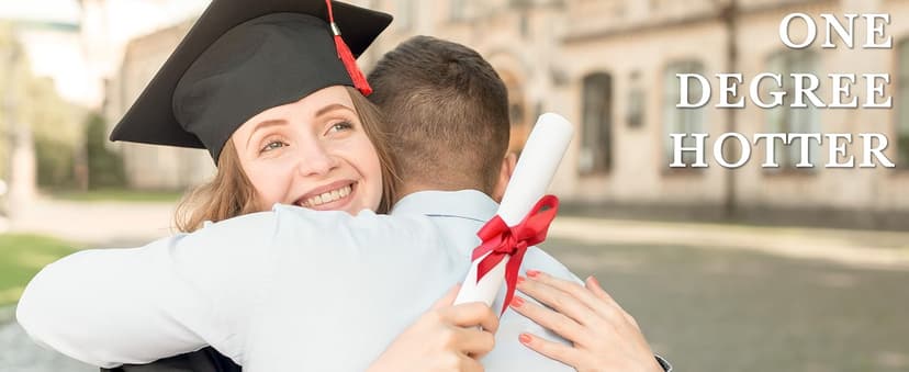 Graduation Gifts for Her, Him - 11oz Ceramic One Degree Hotter Mug - 2025 Funny College, Master, Degree, Phd Graduation Gift for Women, Men