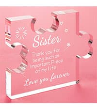 Funnli Teacher Gifts, Back to School Teacher Gifts, Teacher Appreciation Gifts Acrylic Plaque, Thank You Graduation Valentines Day Christmas Gifts for Women Teacher Classmate Study Partner Roommate