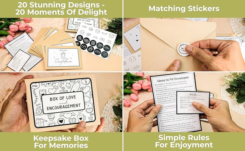 Open When Envelopes For College Student - High School Graduation Gift Card Book 2025, Open When Letters For Boyfriend, Colleges Survival Kit Going To College Gifts For Her, Him, Daughter