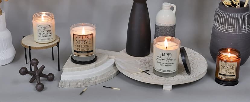 Gift for Best Friend | Thank You for Being My Unpaid Therapist | Scented Candle Gift Idea for Best Friend, BFF, Sister, Mom, Girlfriend, Boyfriend on Birthday, Christmas Candles -Blooming Wildflowers