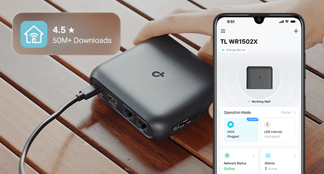 TP-Link Ultra-Portable Wi-Fi 6 AX1500 Travel Router TL-WR1502X | Easy Public WiFi Sharing | Hotel/RV/Travel Approved | Phone WiFi Tether | USB C Powered | Multi-Mode | Tether App | Durable Design