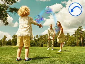 2025 Flying Orb Ball Toy,Cosmic Globe Boomerang Hover Ball Galactic Fidget Spinner, Hand Drone Orbit, Cool Toys Gift for 6 7 8 9 10+ Year Old Boys Girls Teens Outdoor Toys(Blue)