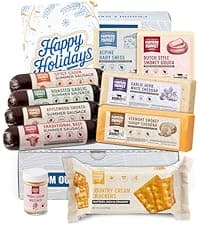 Farmers Market Gift Basket, Gluten Free, Keto, Paleo, Low Sodium, Zero Sugar, Christmas Charcuterie Board, Holiday Meat and Cheese Gift Baskets, Curated Selection