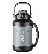 Large Coffee Vacuum for Hot Drinks Stainless Steel 2QT 64oz Insulated Bottle With Cup Handle Keeps Liquids Hot And Cold For Up To 24 For Outdoor Gathering Camping