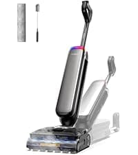 Tineco Floor One S7 Stretch Steam Cordless Wet Dry Vacuum Steam Mop All-in-One, 320℉ HyperSteam, 180° Lay-Flat, Anti-Tangle Design, FlashDry Self-Cleaning, Up to 75 Min Runtime