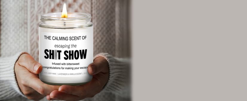 Sarcastic Candles, Going Away, Goodbye, Farewell Gifts for Coworkers - Retirement, Coworker Leaving Gifts for Women, Men - Leaving Job, Moving Away Presents for Friends, Boss, Work Bestie