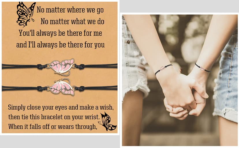 Sisters Gifts from Sister Birthday Graduation Christmas Valentines Galentines Gifts Friendship Matching Bracelets