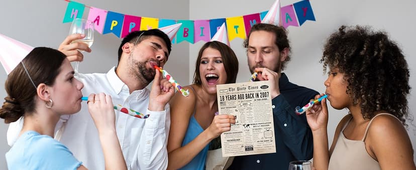 Huameigf Happy 18th Birthday Card for Son Daughter, Vintage 18th Birthday Gifts for Girls Boys, Retro 18 Year Old Birthday Decorations for Her Him, Best Gifts for 18 Bday Niece Nephew Friend