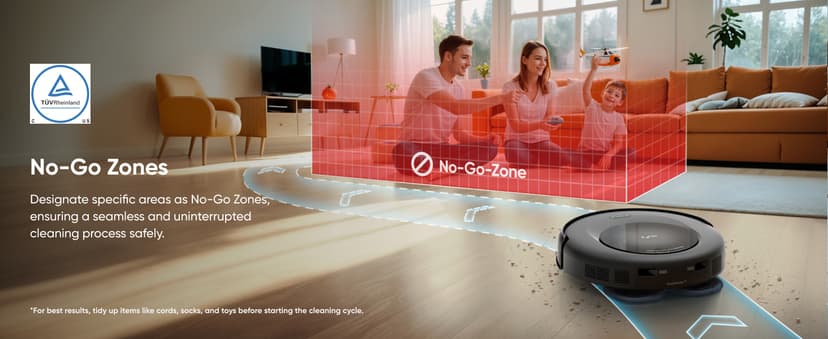 eufy Omni C20 Robot Vacuum and Mop Combo, All-in-One Station, Auto Mop Washing and Auto Drying for Hands-Free Cleaning, 7000 Pa Powerful Suction, Self Emptying, 3.35-Inch