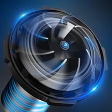 Cordless Car Vacuum Lightweight High Power Handheld Vacuum Cleaner with LED Light, Hand Vacuum for Car Home Office and Pet Hair, BlackBlue