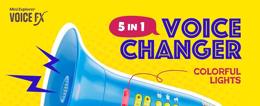 Voice Changer for Kids - Gifts for Kids - Voice Changing Device for Boys & Girls Ages 3-8+ Olds - Birthday Gifts for 3, 4, 5, 7, 8 Year Old Boy - Cool Outdoor Toys Gift Ideas for Kid, Toddler