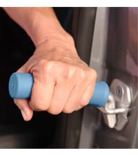 Able Life Tray Table, Adjustable Bamboo TV and Laptop Desk with Ergonomic Stand Assist Safety Handle, Independent Living Aid