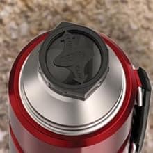 THERMOS Stainless King Vacuum-Insulated Beverage Bottle, 40 Ounce, Midnight Blue