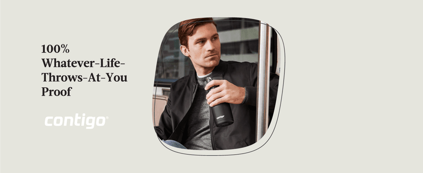 Contigo Byron Vacuum-Insulated Stainless Steel Travel Mug with Leak-Proof Lid Reusable Coffee Mug or Water Bottle BPA-Free 16oz Licorice Keeps Beverages Hot for 6 Hours or Cold for 12 Hours