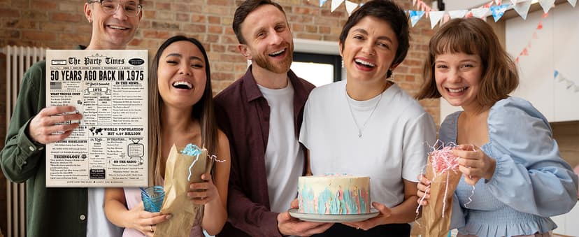 Ziwenhu Large 50 Years Old Birthday Gifts for Women Men,Happy 50th Birthday Card for Husband Wife,50 Anniversary Card Gifts for Mom Dad,50th Birthday Decorations