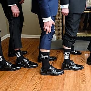 Groomsman Gifts For Men Wedding Gifts Novelty Socks Funny Proposal Gifts Groom Bestman 100% Cotton Crew Socks