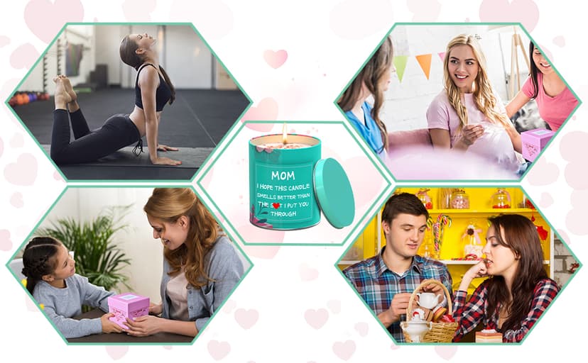 Mothers Day Gifts from Daughter,Son-Mom Scented Candles Funny Gifts Ideas for Mom,Mothers Day/Christmas Birthday Unique Gift for Mama,9oz