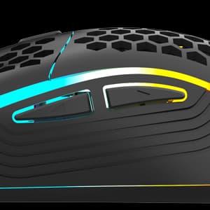 RedThunder 60% Wireless Gaming Keyboard & Mouse Combo with Rechargeable Battery, Ultra-Compact Small RGB Mechanical Feel Keyboard, Ergonomic Lightweight Honeycomb Optical Mouse for Gaming/Business