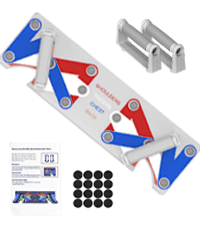 Solid Push Up Board 15 in 1 Home Workout Equipment Multi-Functional Pushup Stands System Fitness Floor Chest Muscle Exercise Professional Equipment Burn Fat Strength Training Arm Men & Women Weights