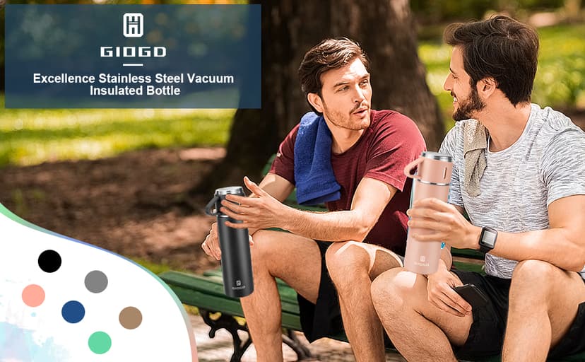 Stainless Steel Thermo 500ml/16.9oz Vacuum Insulated Bottle with Cup for Coffee Hot drink and Cold drink water flask.(Pink,Single)