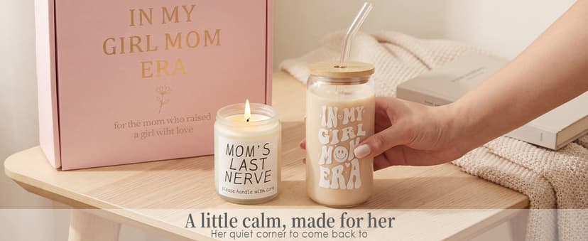 Gifts for Mom from Daughter – Girl Mom Gift Box for Women – Relaxing Self Care Present to Make Mama Feel Loved and Appreciated