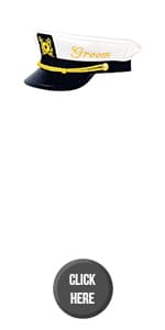 Bachelor Party Captain's Hat, Glasses, Sash Set - Groom To Be Accessories Set Includes Captain's Hat Groom Sunglasses Groom Sash Funny Bridal Shower Groomsman Wedding Gifts Favors Decor Decorations