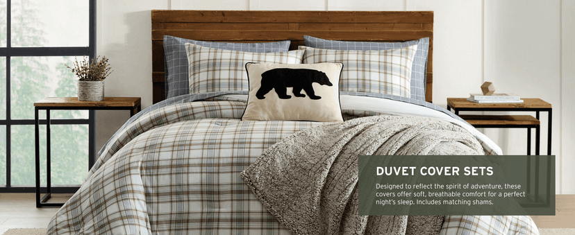 Eddie Bauer - Blanket, Soft Reversible Sherpa & Brushed Fleece Bedding, Perfect for Lounging, Dorm Essentials (Edgewood Plaid Red)