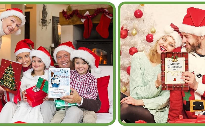 Funny Boss Christmas Card, Boss Christmas Gifts with Premium Envelope, 8x5.3 Inches