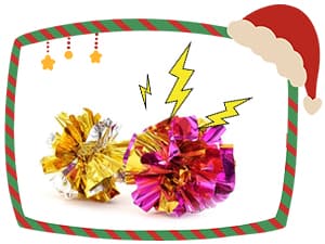 Retro Shaw Christmas Cat Toys, Xmas Catnip Toys for Indoor Kitten Kitty, Safe Kitten Teeth Cleaning Toy, Interactive Cat Chew Kitty Kicker Toy Santa Claus