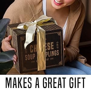 Cooking Gift Set Co. Bamboo Steamer Basket Soup Dumpling Kit - 2 Tier 8-Inch Dumpling Steamer for Cooking with Agar Agar, Roller, Spoon, Liners, Recipes & Step-by-Step Video (6-Piece Set)